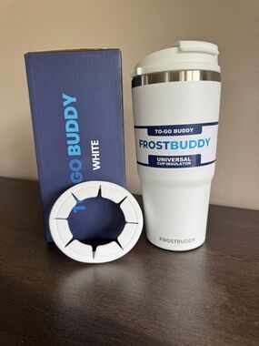 FrostBuddy White To-Go Buddy Universal Cup Insulator